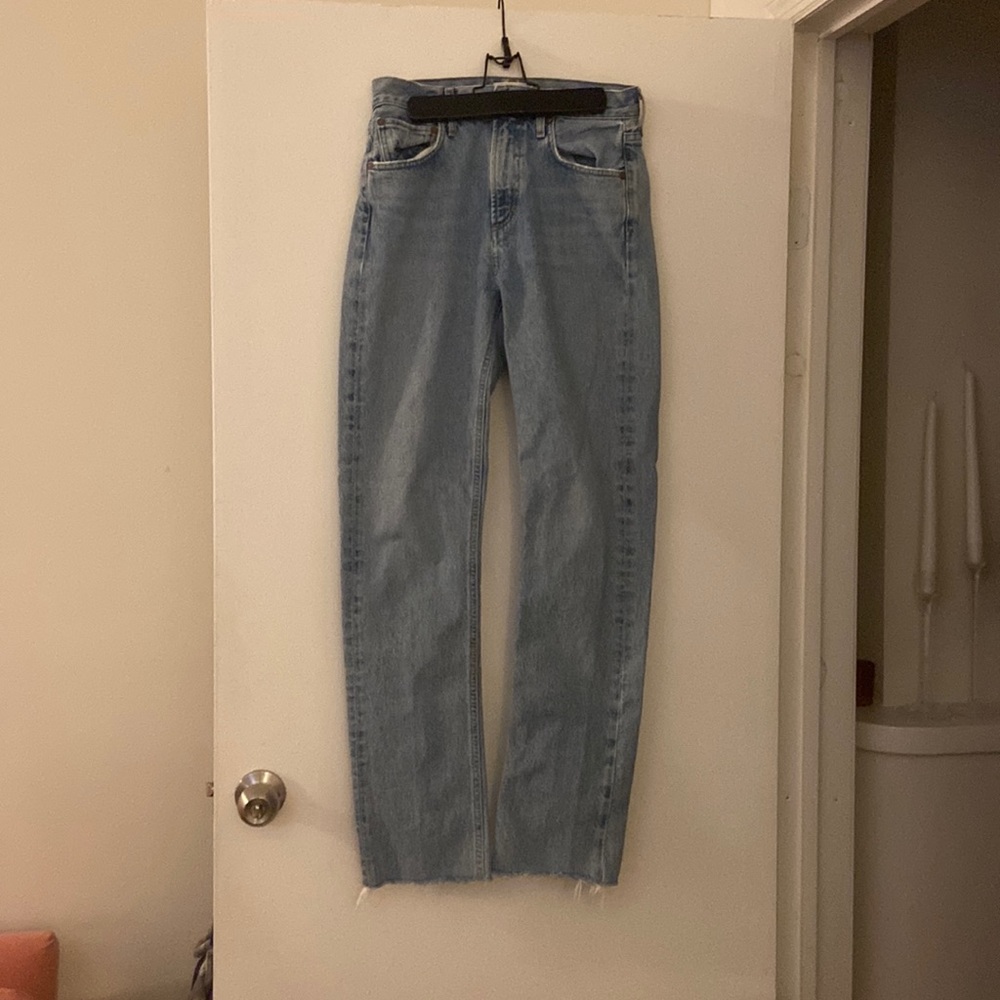 Agolde denim straight jean